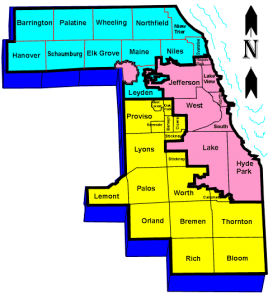 Map Of Cook County Suburbs Cook County Assessment Townships & Maps   Raila & Associates, P.C.